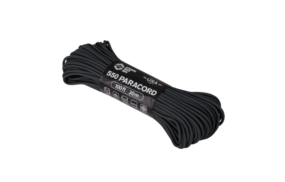 550 Paracord 30m (Black)