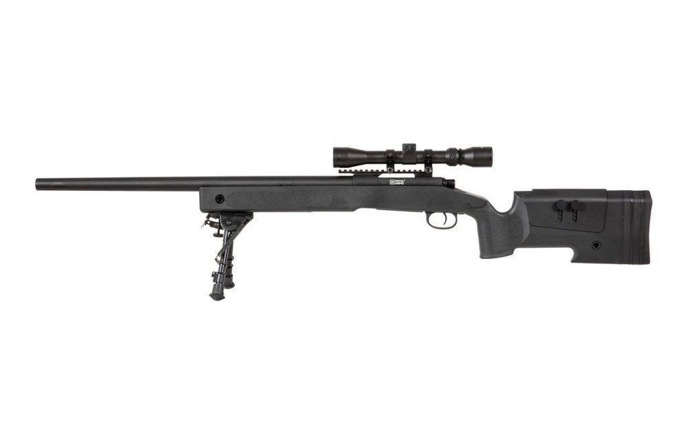 SA-S02 Sniper CORE + Scope & Bipod (Black)