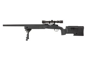 SA-S02 Sniper CORE + Scope & Bipod (Black)