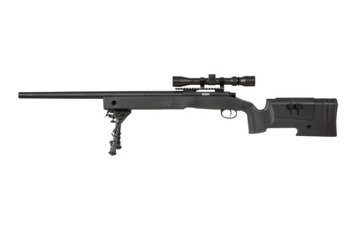 SA-S02 Sniper CORE + Scope & Bipod (Black)
