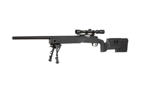 SA-S02 Sniper CORE + Scope & Bipod (Black)
