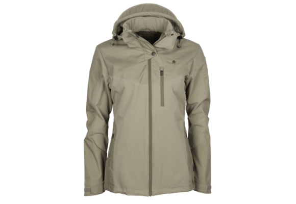 Dames Finnveden Hybrid Jas (Licht Khaki)