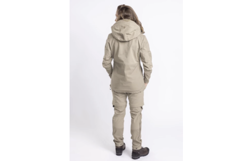 Dames Finnveden Hybrid Jas (Licht Khaki)