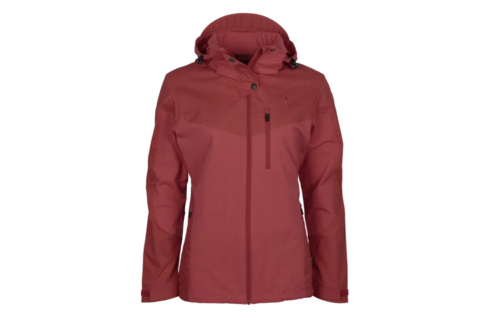 Dames Finnveden Hybrid Jas (Rood)