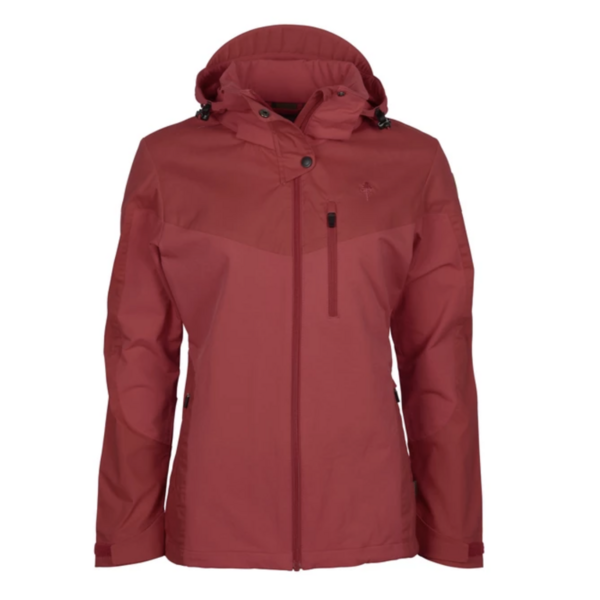 Dames Finnveden Hybrid Jas (Rood)