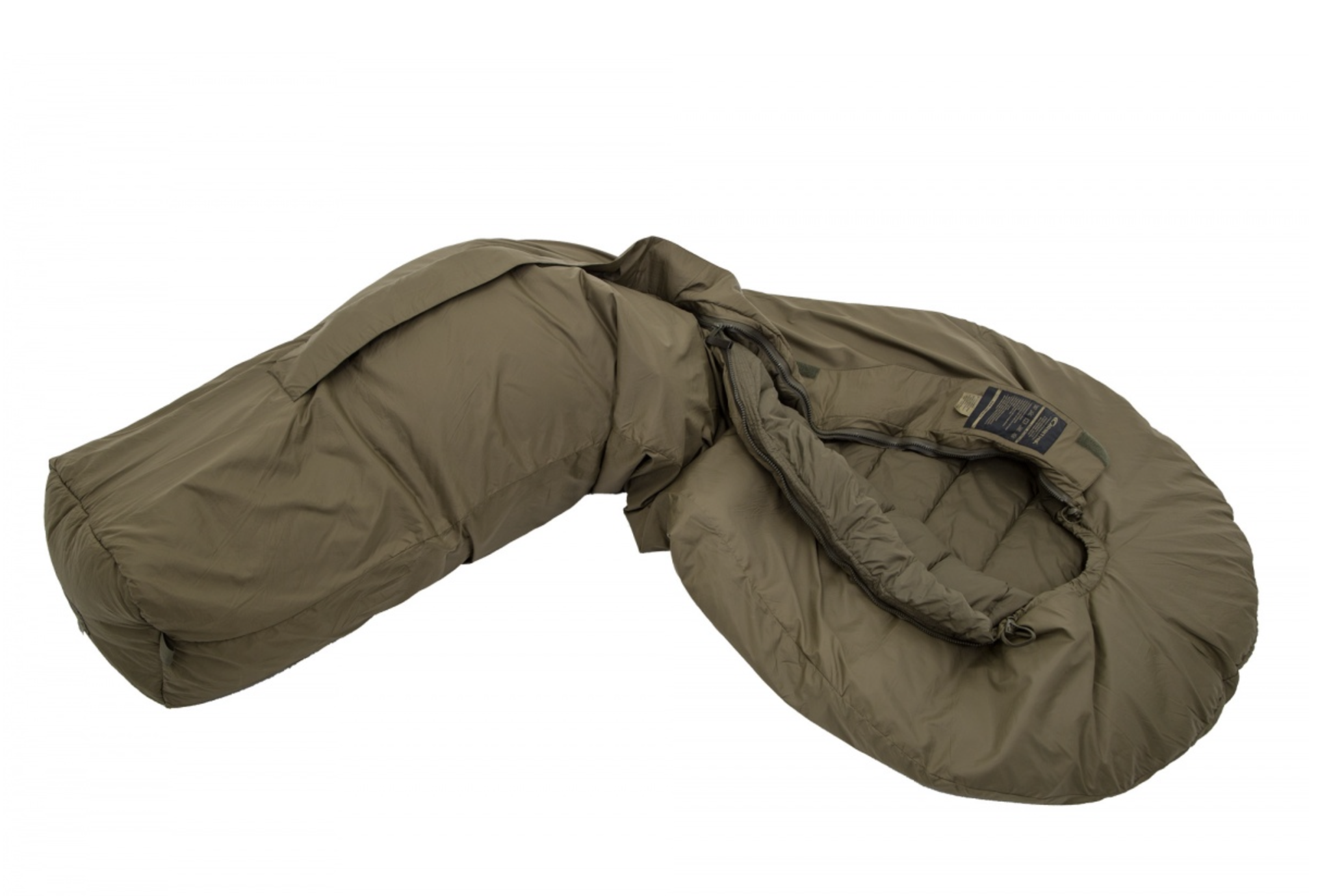 Defence 1 Top Sleeping Bag (Mid Zip) (Olive)