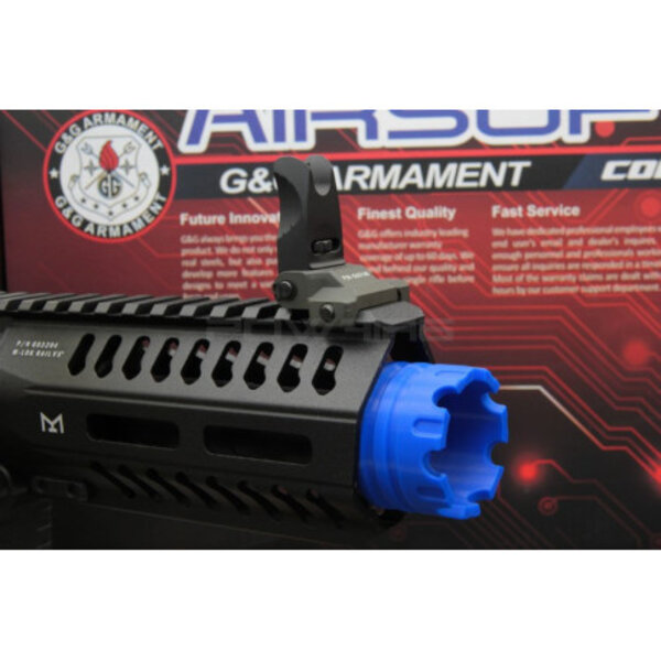 Polymer Flashhider for G&G ARP9 / ARP556 (Blue)