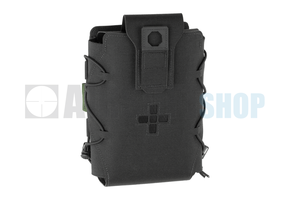 Laser Cut Large Horizontal Individual First Aid Kit Pouch (Black)