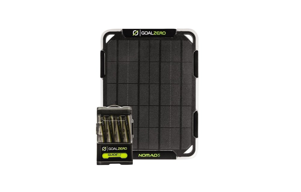Goal Zero Guide 12 and Nomad 5 Solar Kit