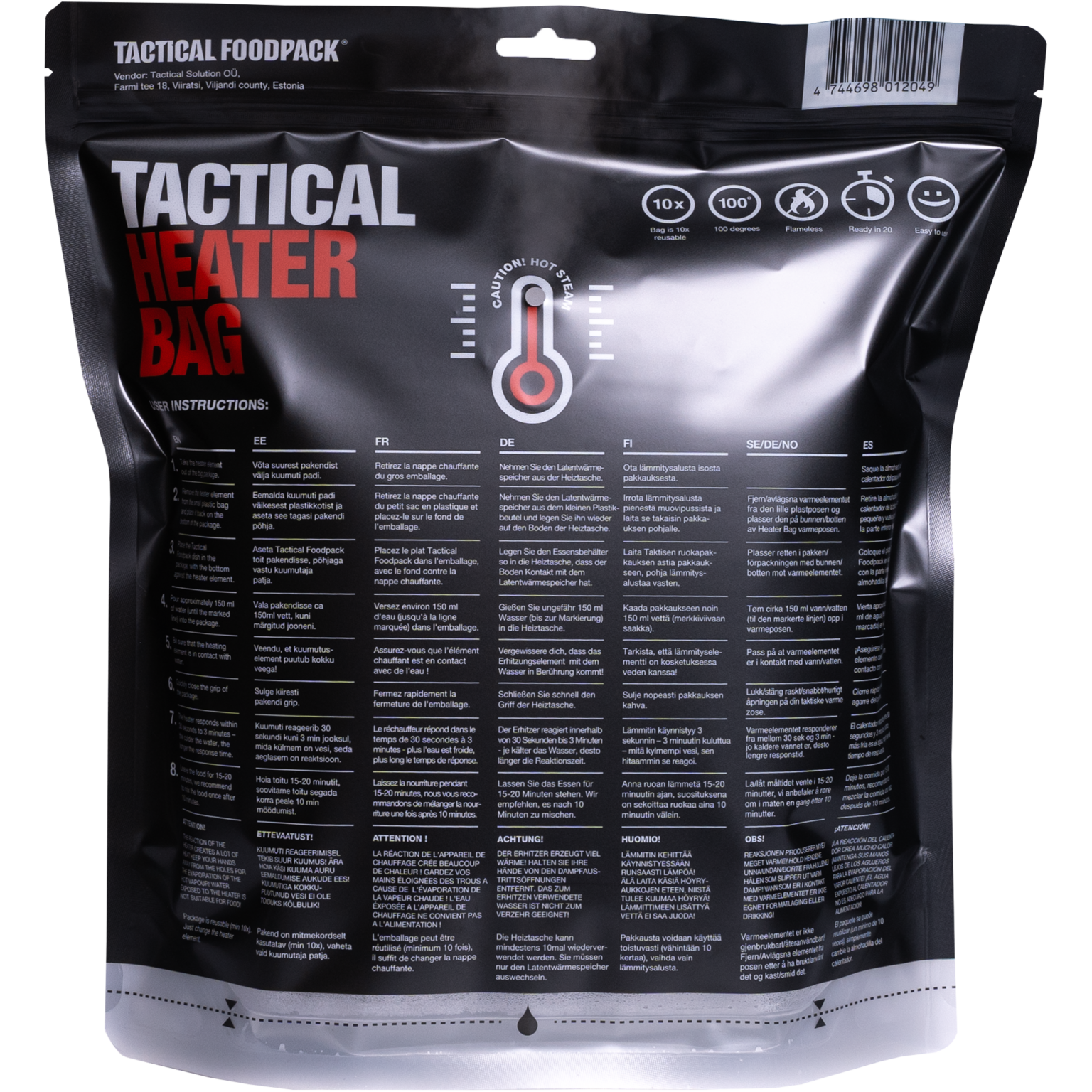 Tactical Heater Bag with Element