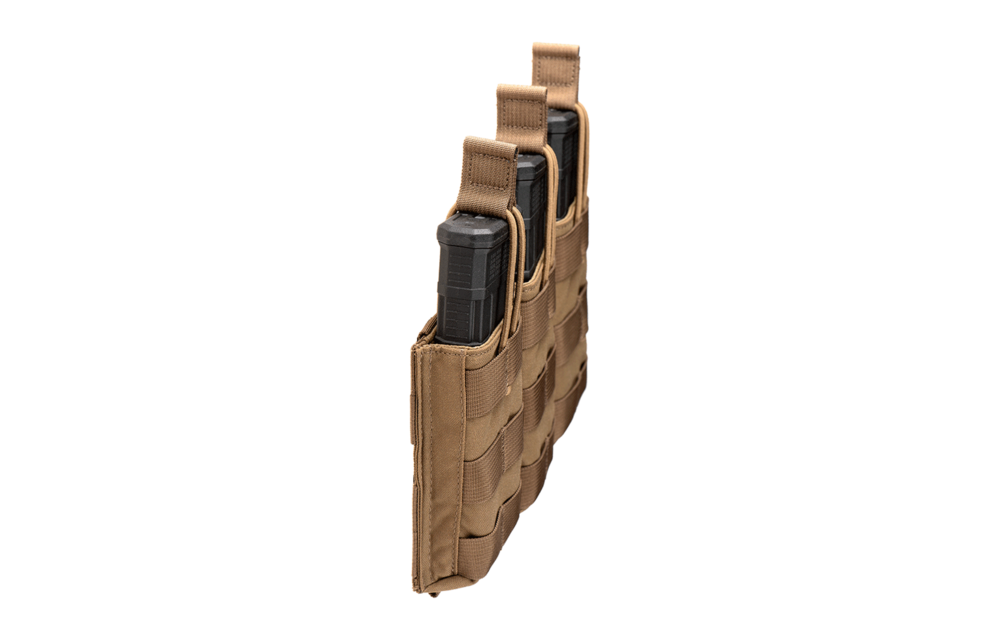 5.56mm Open Triple Mag Pouch Core (Coyote)