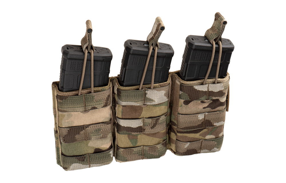 5.56mm Open Triple Mag Pouch Core (Multicam)