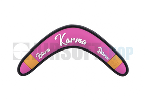 Karma Returns Rubber Patch (Pink)