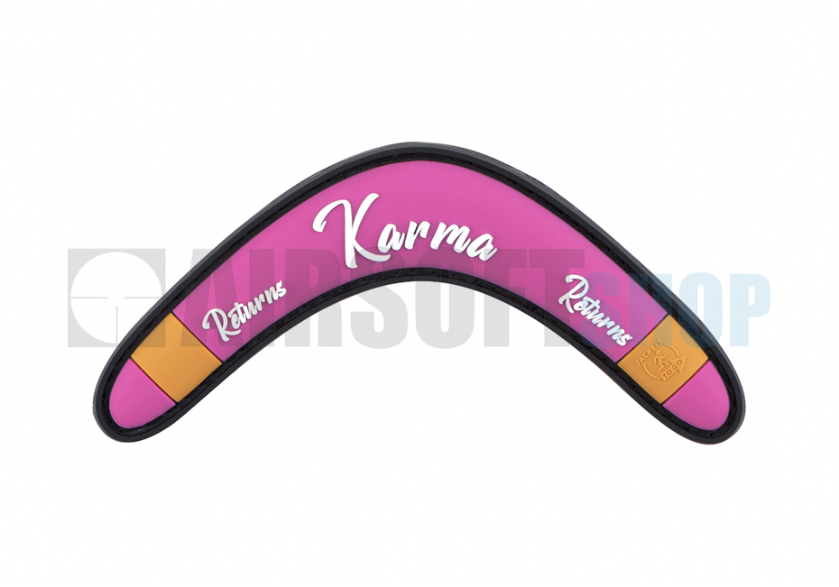 Karma Returns Rubber Patch (Pink)