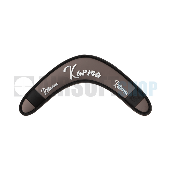 Karma Returns Rubber Patch (Brown)