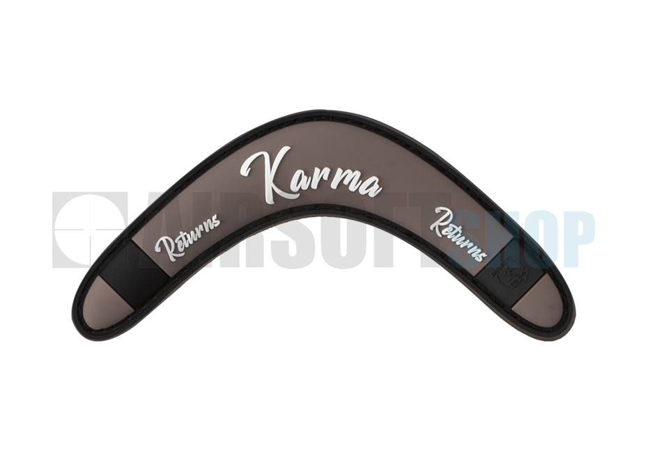 Karma Returns Rubber Patch (Brown)