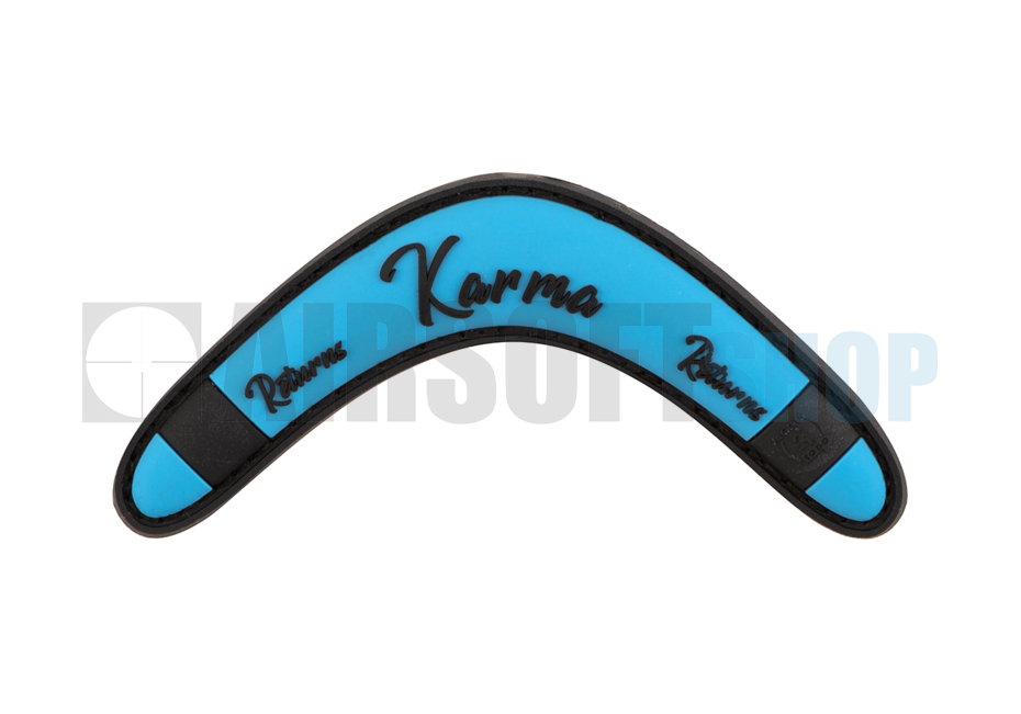 Karma Returns Rubber Patch (Blue)