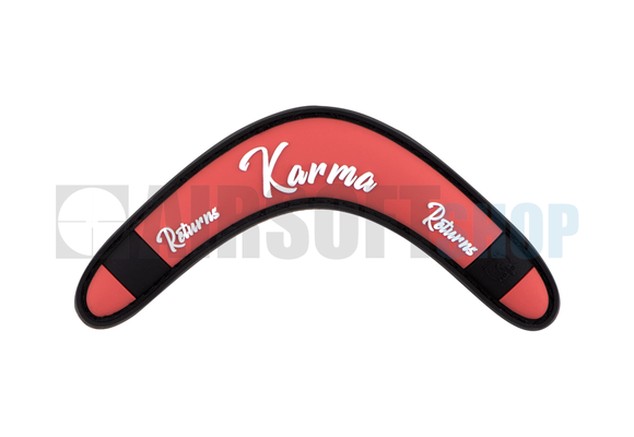 Karma Returns Rubber Patch (Rose)