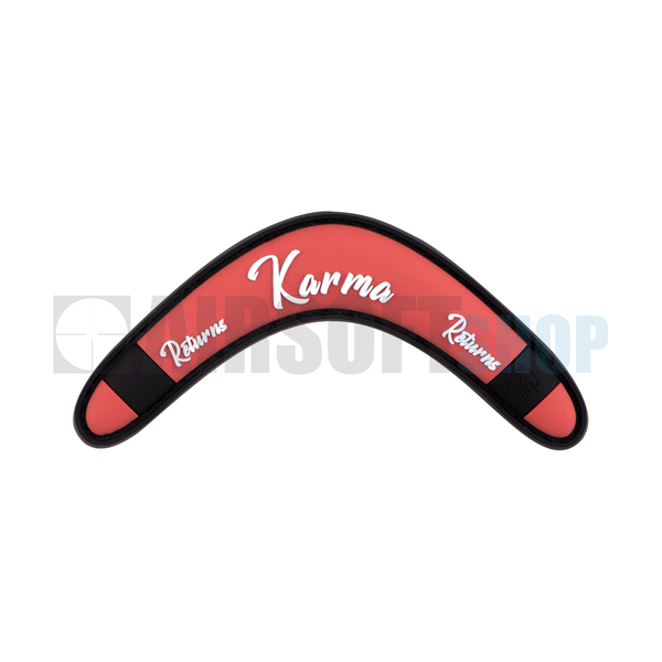 Karma Returns Rubber Patch (Rose)