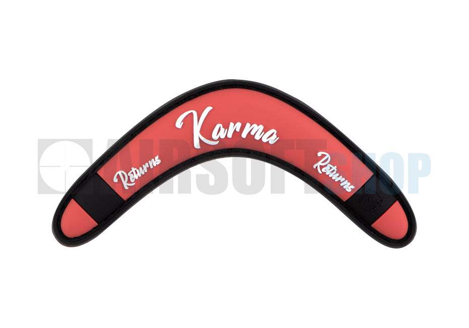 Karma Returns Rubber Patch (Rose)