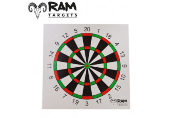 Schietkaarten 14x14cm (Darts)