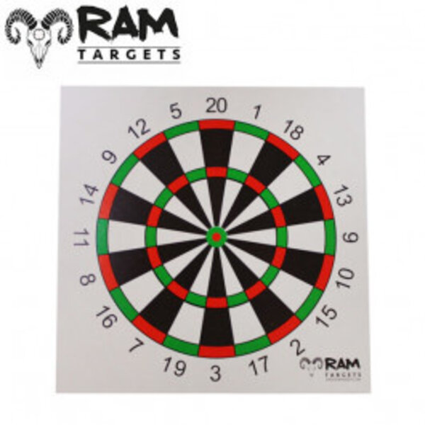 Schietkaarten 14x14cm (Darts)