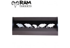 Rat Silhouette Pellet Trap Target System
