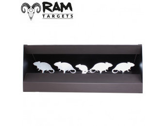 Rat Silhouette Pellet Trap Target System