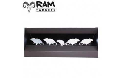 Rat Silhouette Pellet Trap Target System