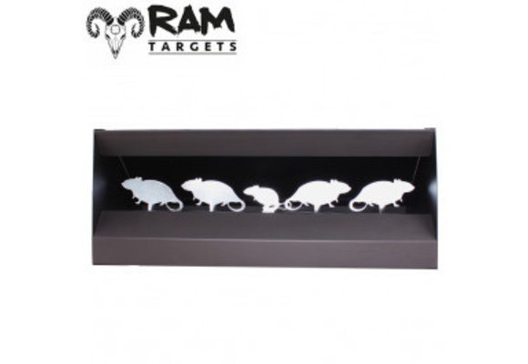 Rat Silhouette Pellet Trap Target System