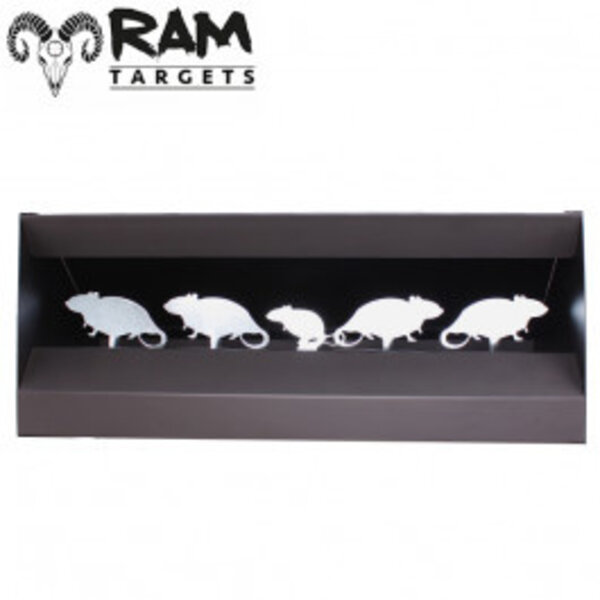 Rat Silhouette Pellet Trap Target System