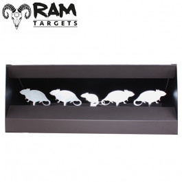 Rat Silhouette Pellet Trap Target System