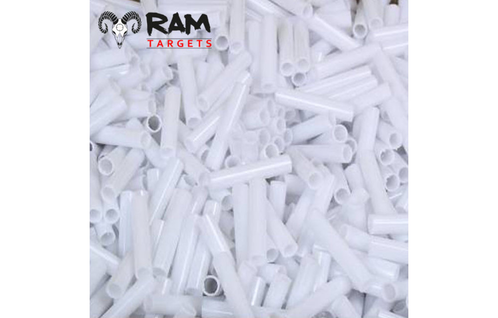 Schietpijpjes Wit Plastic 100st