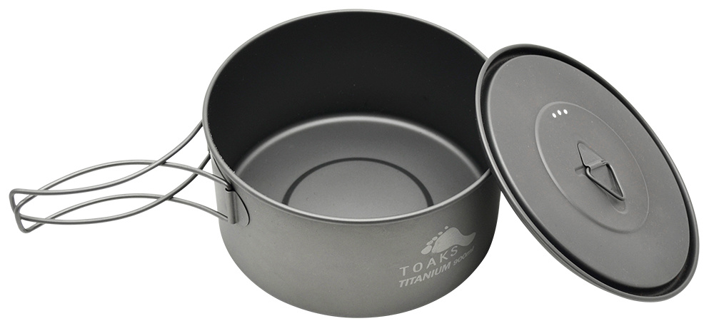 Titanium Pot With Lid (900ml)