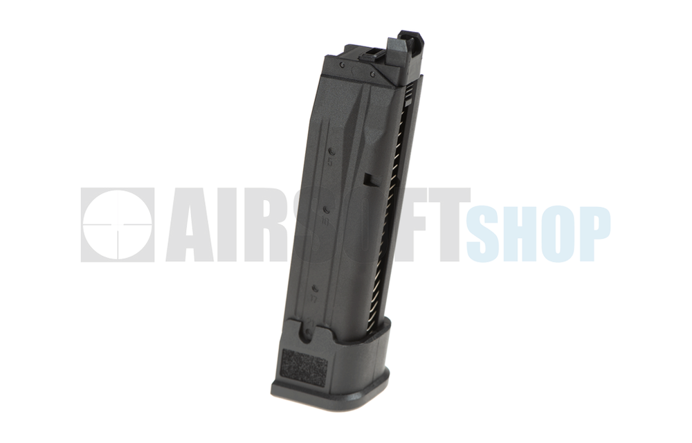 P320 M17 Full Metal 21rds GBB Mag (Black)