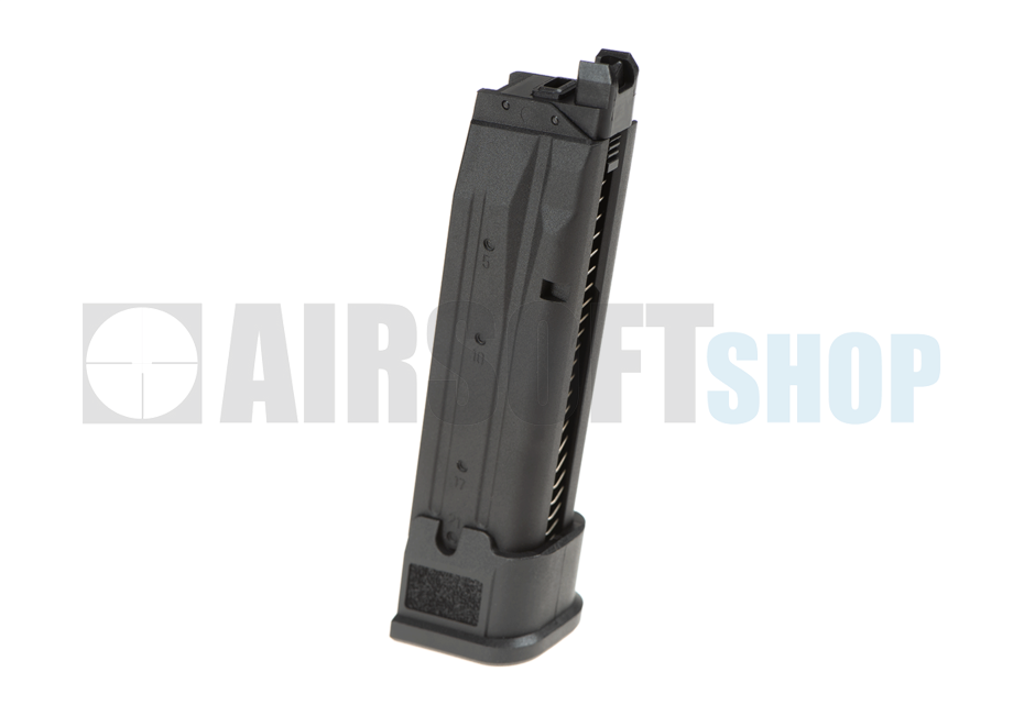 P320 M17 Full Metal 21rds GBB Mag (Black)