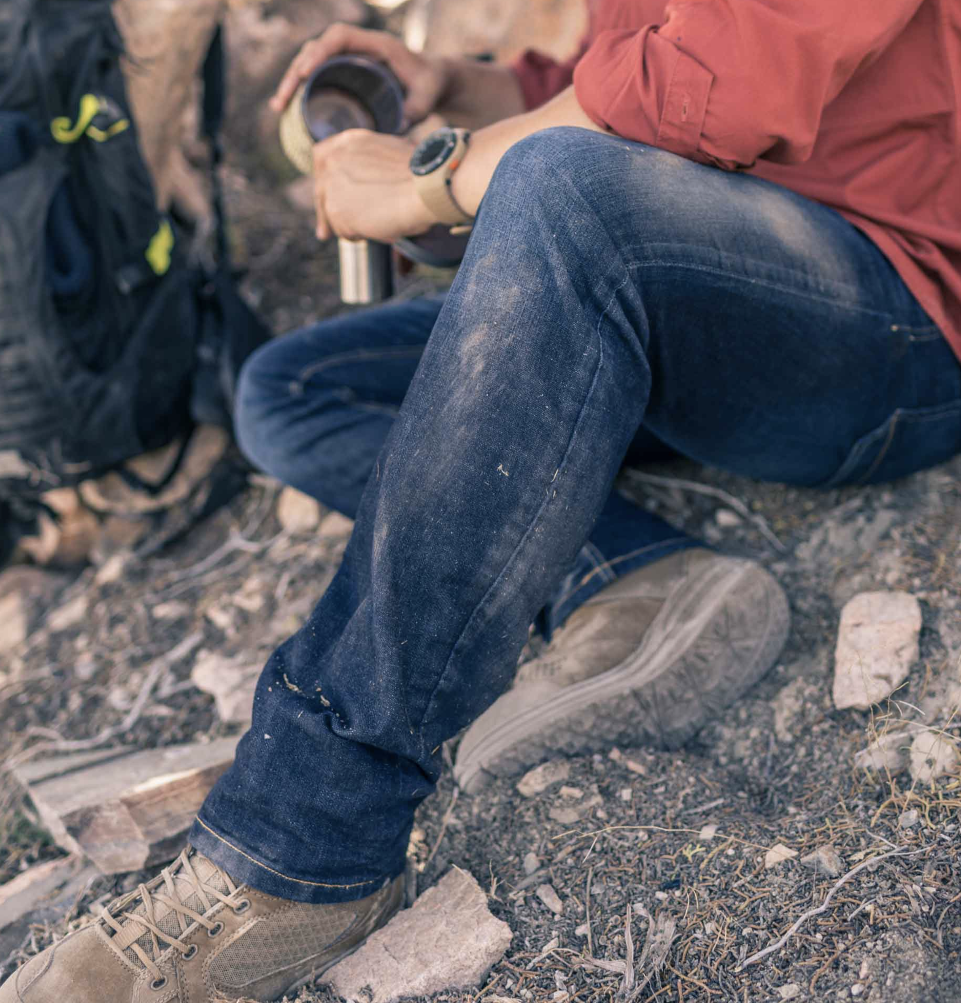 Defender-Flex Slim Jeans (Dark Wash Indigo)