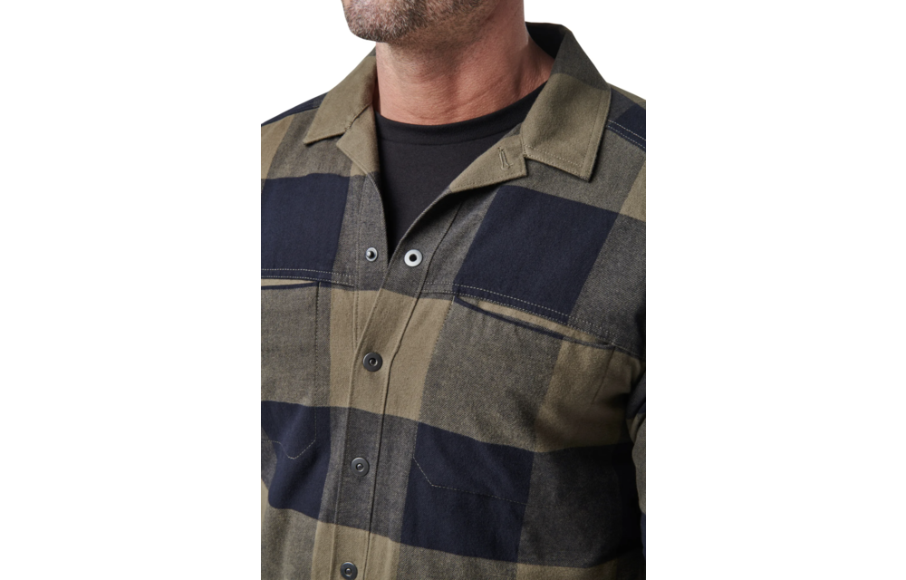Lester Long Sleeve Shirt (Brown Duck Plaid)