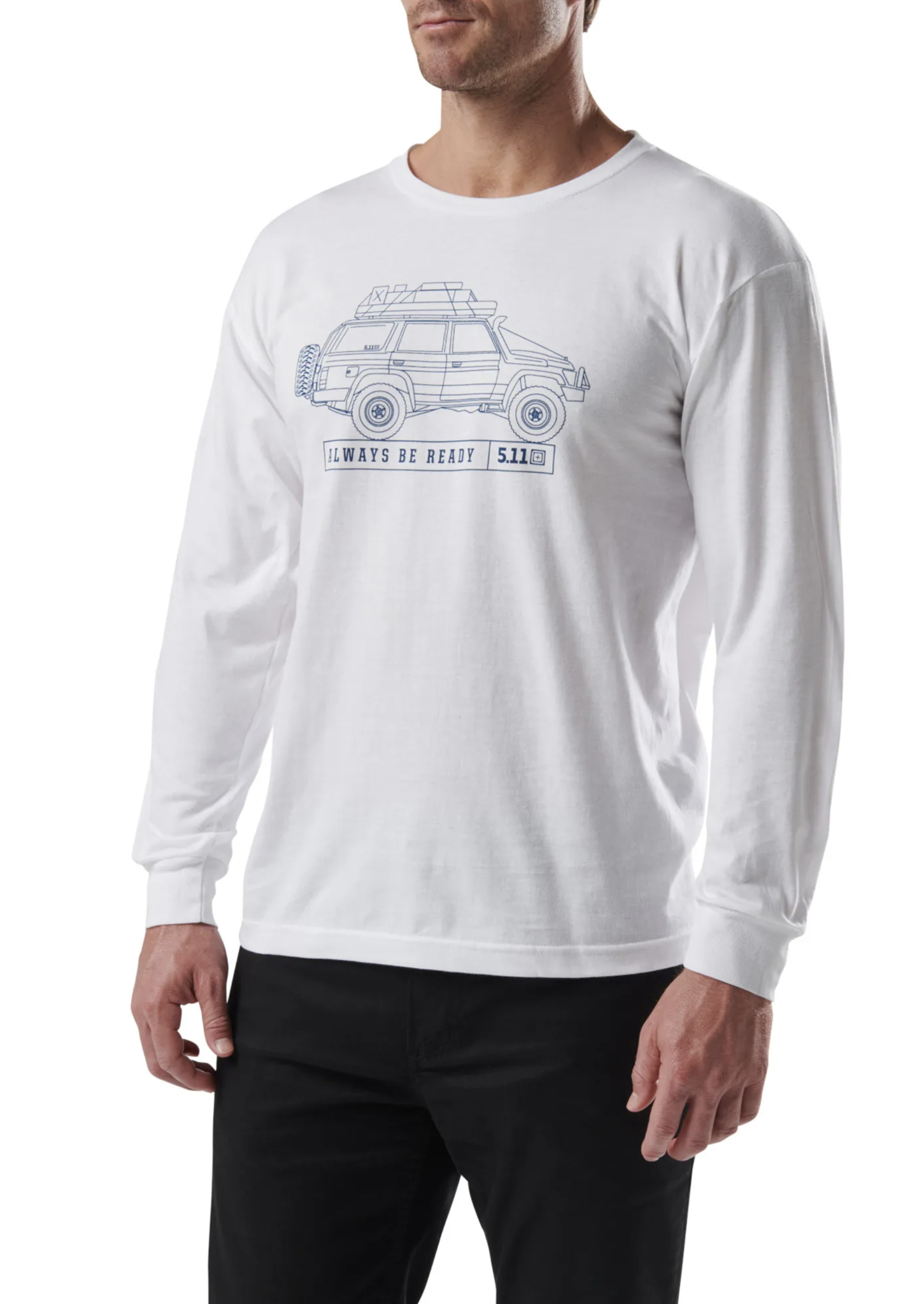 Offroad Dreaming Long Sleeve T-Shirt (White)
