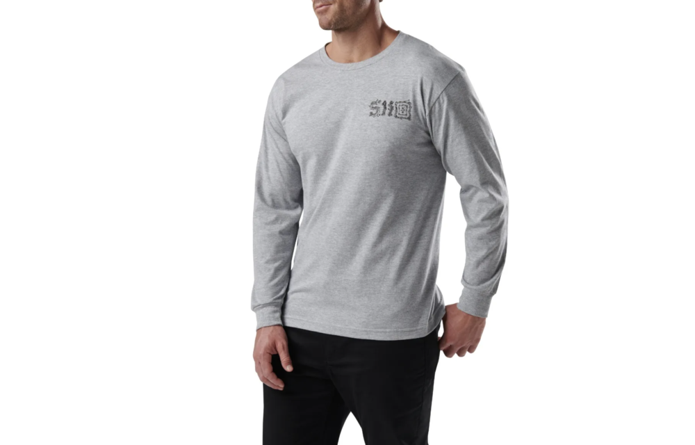 Stay Sharp Long Sleeve T-Shirt (Heather Gray)