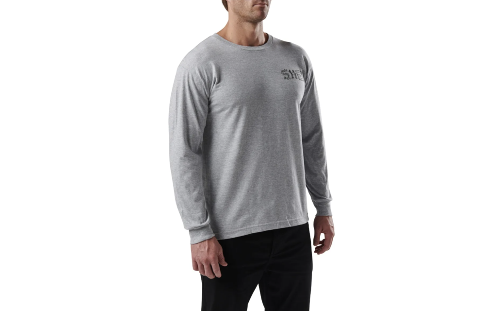 Stay Sharp Long Sleeve T-Shirt (Heather Gray)