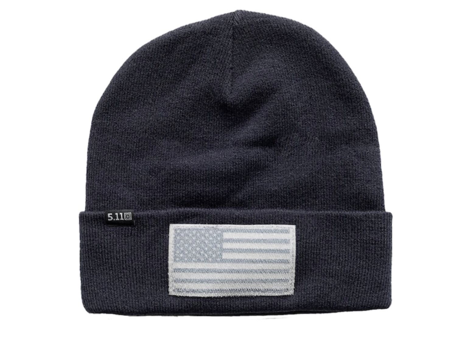 Cuffed Flag Bearer Beanie (Dark Navy)