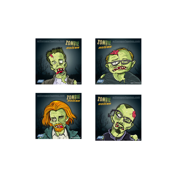 Zombie Shooting Targets 14cm 100pcs