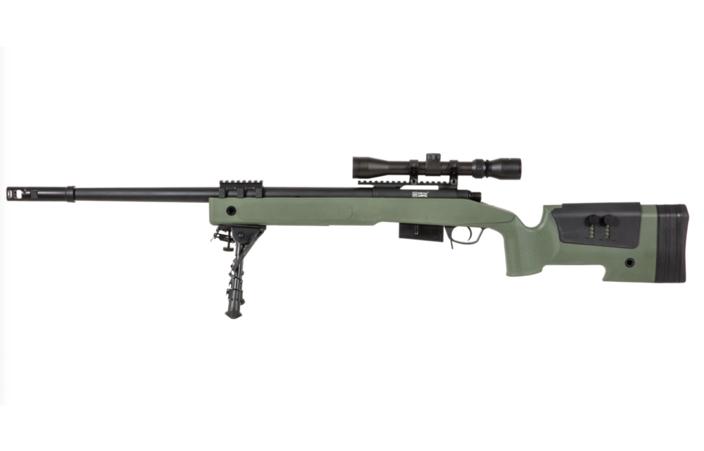 SA-S03 CORE Sniper Rifle + Scope & Bipod (Olive)