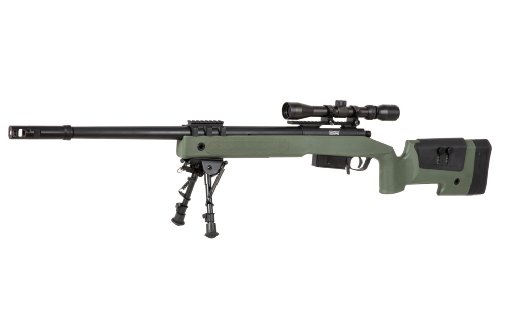 SA-S03 CORE Sniper Rifle + Scope & Bipod (Olive)