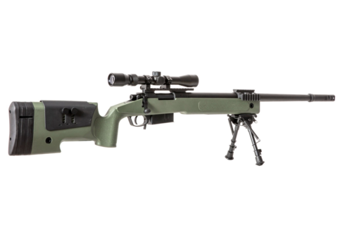 SA-S03 CORE Sniper Rifle + Scope & Bipod (Olive)