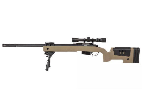 SA-S03 CORE Sniper Rifle + Scope & Bipod (Tan)