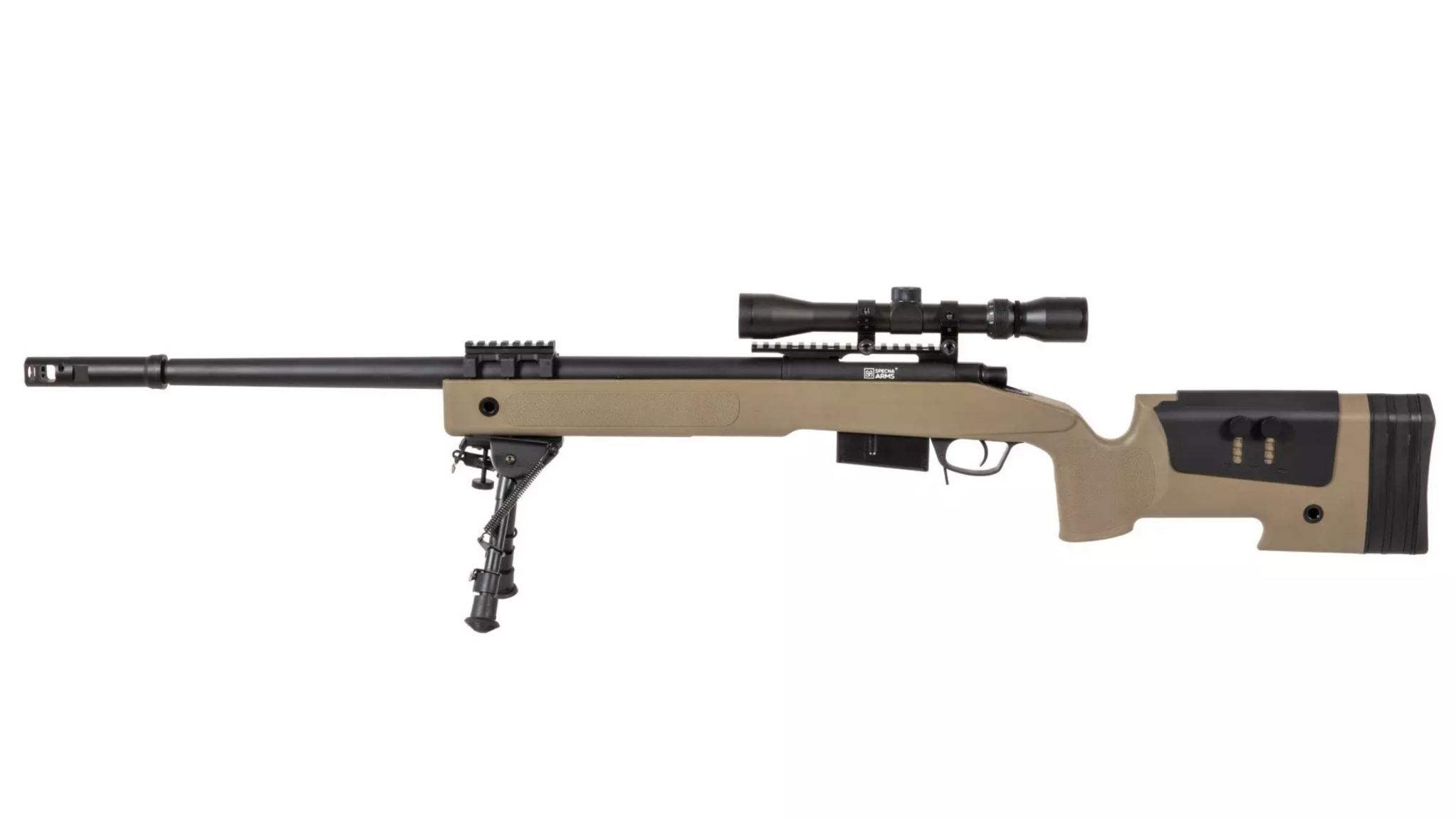 SA-S03 CORE Sniper Rifle + Scope & Bipod (Tan)