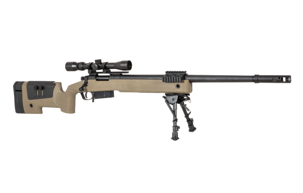 SA-S03 CORE Sniper Rifle + Scope & Bipod (Tan)
