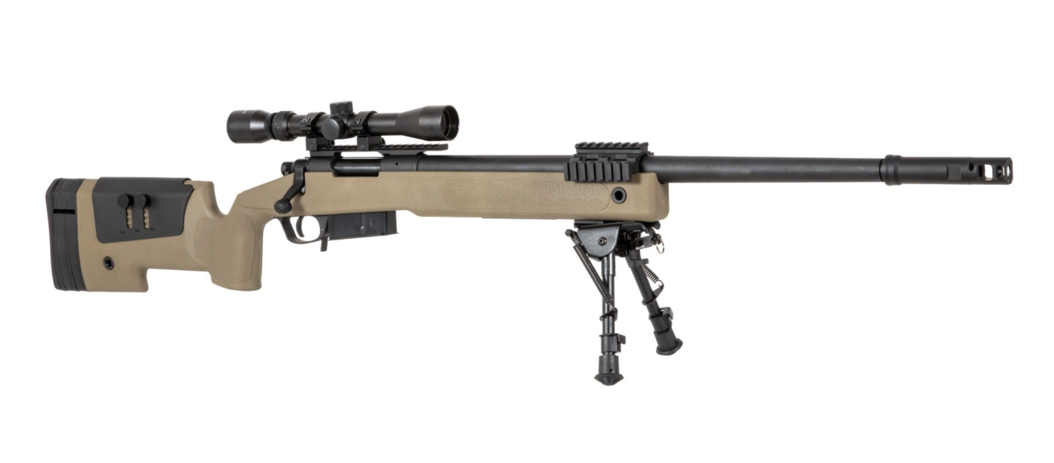 SA-S03 CORE Sniper Rifle + Scope & Bipod (Tan)